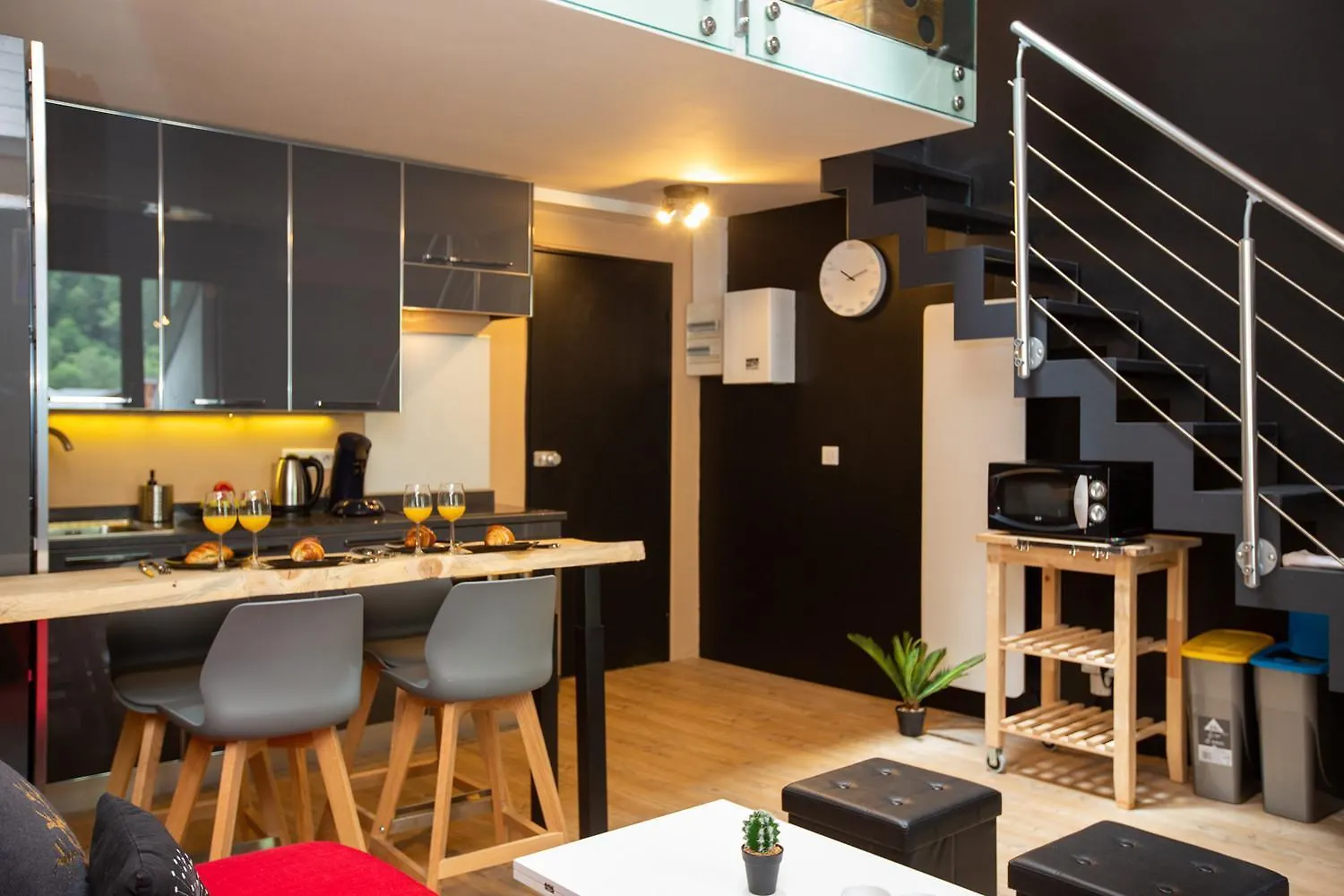 Les Barrats - Duplex - Central - Vue Mont-Blanc Chamonix