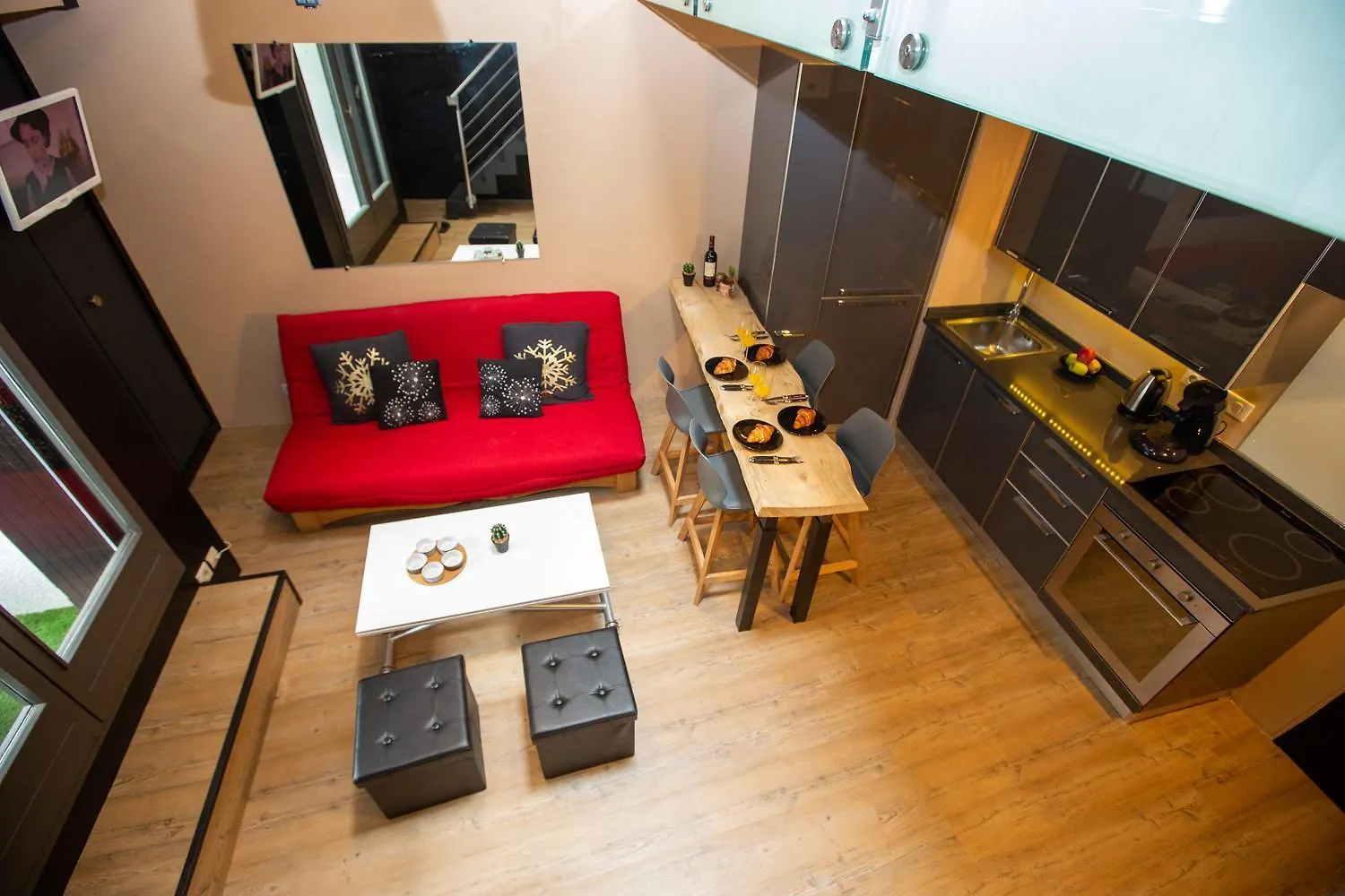 Les Barrats - Duplex - Central - Vue Mont-Blanc Chamonix